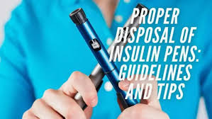 proper disposal of insulin pens