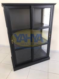 MalsjÖ Glass Door Cabinet Black From