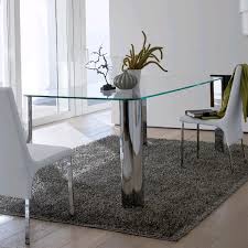 Scott Rectangular Glass Dining Table