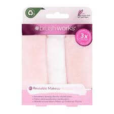 brushworks makeup remover cloths 3 pack