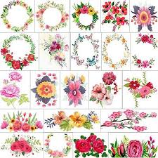 Dmc Floral Flower Cross Stitch Pattern Designs Kits 14 Counted Chart Pdf Ebay