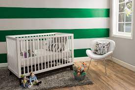 Nursery Design Ideas Striped Wall