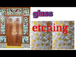 Main Door Glass Etching Window Glass