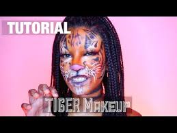 tiger makeup tutorial you