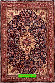 blue persian zanjan carpet