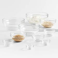 Glass Nesting Bowl 10 Piece Set
