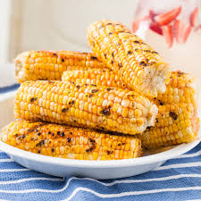 grilled corn with honey ginger barbecue