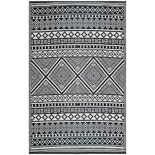beverly rug lightweight black white 8