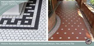 unglazed porcelain floor tiles. non