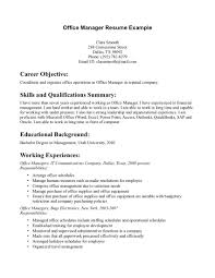 Receptionist Resume Example Examples Of Resumes