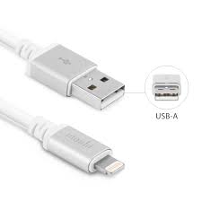 10 Foot Usb Cable With Lightning Connector 3 M White Moshi