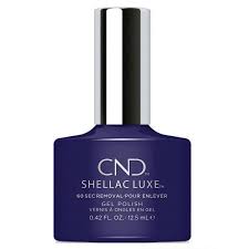 cnd sac nail polish luxe midnight