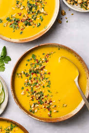 curried ernut squash soup with