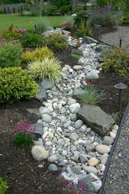 You'll need a low spot or depression that's at least 10 feet from your house in order to make a rain garden. 30 Great Rain Garden Landscaping Design Ideas In 2020 Small Front Yard Landscaping River Rock Garden Rock Garden Design