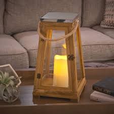 dahl led candle lantern with dancing