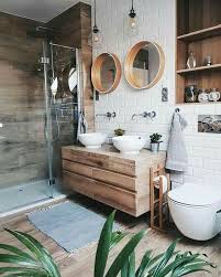 ideas for bathrooms with wooden floors
