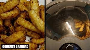 frozen chips or fries cooked in a tefal