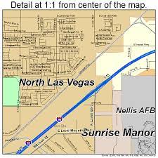 north las vegas nevada street map 3251800