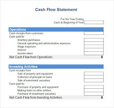 10 Sample Cash Flows Statement Payroll Slip