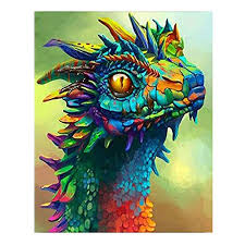 Dragon lamp dragon light dragon nightlight dragon nursery decor dragon baby nursery decor our product is the unique cloud night lamp that is made with love and care for the most important people in your life. Kimily Diy Paint By Numbers For Adults Kids Dragon Paint By Numbers Diy Painting Acrylic Paint By Numbers Painting Kit Home Wall Living Room Bedroom Decoration Dragon Pricepulse