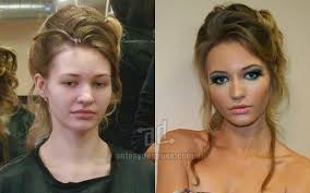 before and after makeup before and