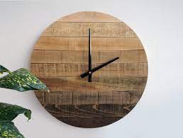 34 Wooden Wall Clocks To Warm Up Your