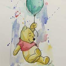 Fun Little Winnie The Pooh Watercolor