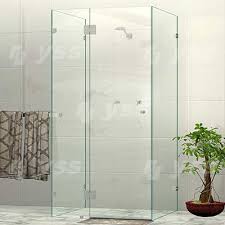 U Shape Frameless Shower Screen