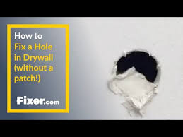 A great way to fix a hole in a wall. Diy How To Fix Or Repair Drywall Fixer Com