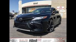 2018 toyota camry xse v6 red leather