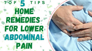 home remes for lower abdominal pain