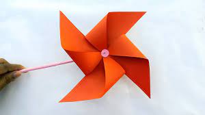 how to make paper windmill easy