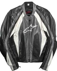 Alpinestars leather motorcycle jacket m medium mens biker insulated jacket. Alpinestars Gray White Black L Stunt Leather 44 Jacket Size 14 L Tradesy