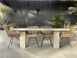 Ultra Light Waxed Concrete Table On