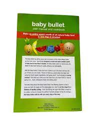 baby bullet user manual and cookbook