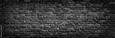 Fotka Old Black Brick Wall Background