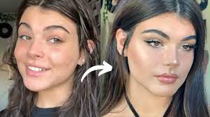 glowy makeup tutorial faux freckles