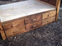 hand crafted 12 drawer rustic