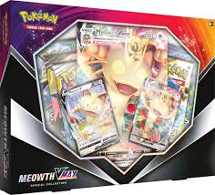 $29 and other cards from black & white 3: Pokemon Trading Card Game Meowth Vmax Special Collection Gamestop