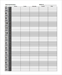 This room booking calendar is an excel spreadsheet that should help you managing your room reservation for one year period in calendar visualization. Free 6 Appointment Calendar Templates In Ms Word Pdf Google Docs