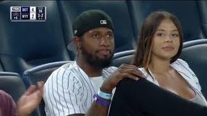 Paul george is not married yet, but he is heading to the altar pretty soon! Paul George Pregnant Bm Spotted At Yanks Game Terez Owens 1 Sports Gossip Blog In The World