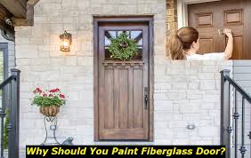 Paint A Fiberglass Door