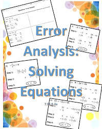 Step Equations Error Ysis