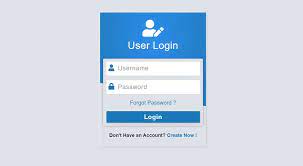 simple login form using html and css