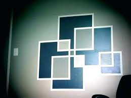 Tape And Paint Wall Painting Design