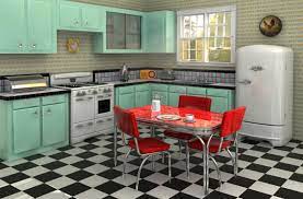 Chambers is launching with the 1940 s and 50 s retro inspired vintage fridges in a fabulous ice white butter cream and sky blue colors tastefully accessorized with a diecast chrome plated. 25 Cool Retro Kitchens How To Decorate A Kitchen In Throwback Style