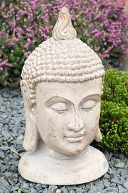 Buddha Head Garden Statue Ornament