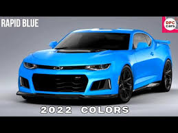 2022 Chevrolet Camaro Zl1 Colors You