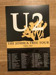 tour dates cardstock concert poster