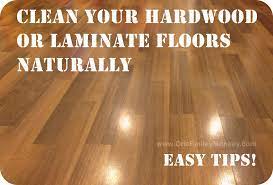 clean your hardwood or laminate floors
